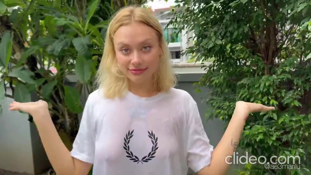 Maria Kovalchuk Shows Off Her Bare Chest Inside A Thin Shirt